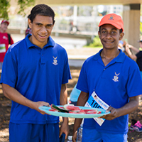 Volunteers from Churchie