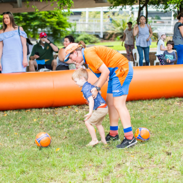 Kicking goals at AEIOU Toowoomba: children granted access to community sports program