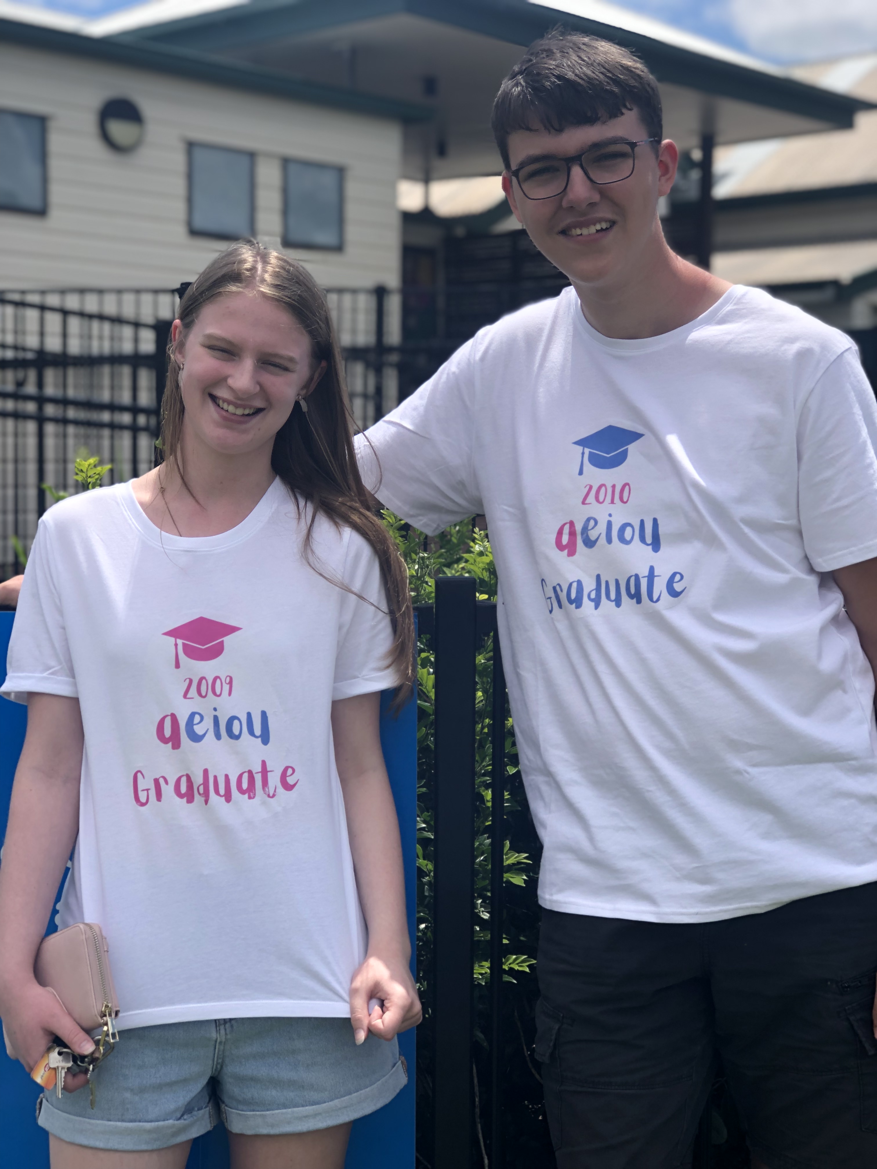 Graduates give generously to AEIOU