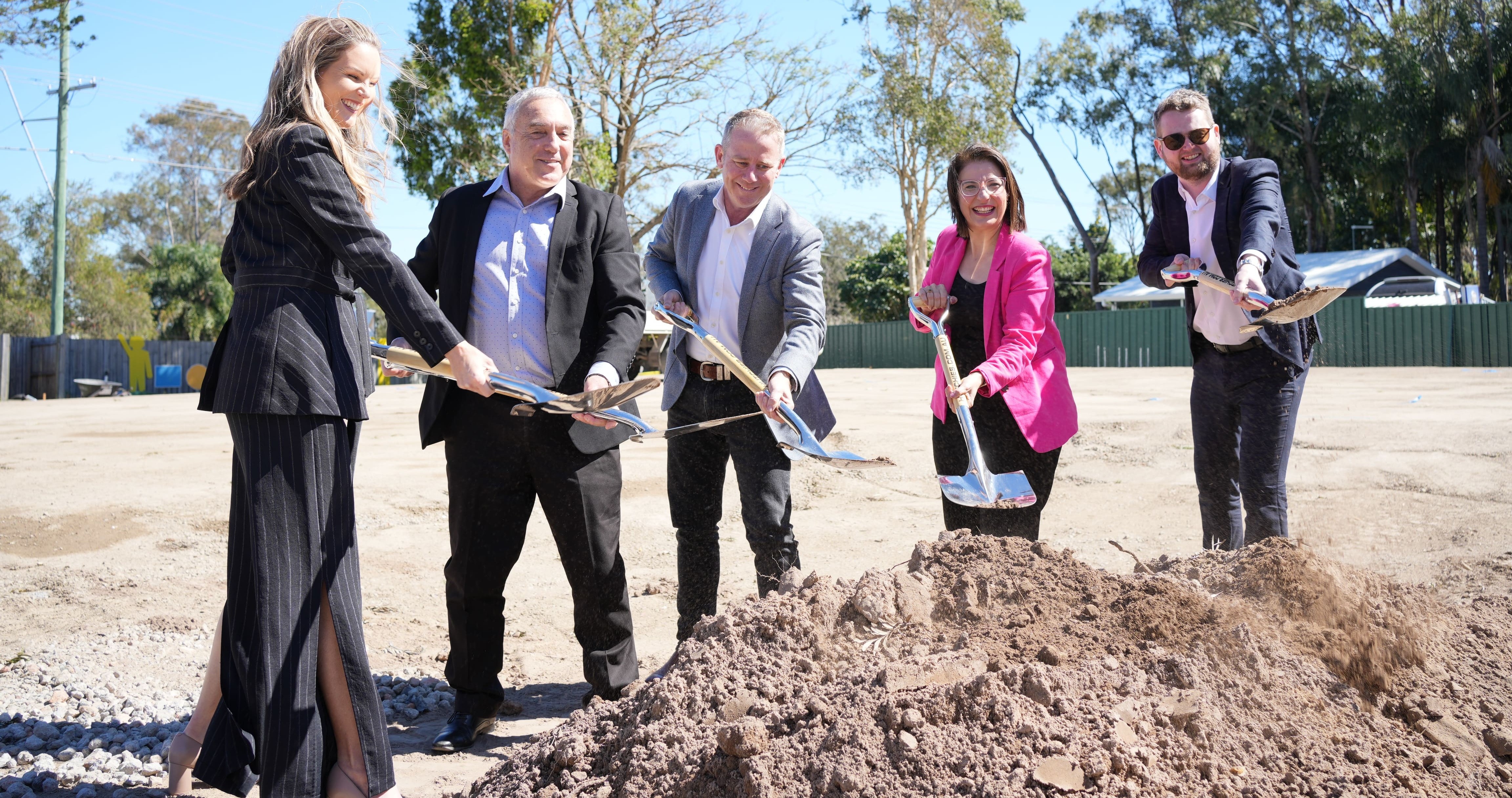 Breaking ground for new autism centre for young children in Camira