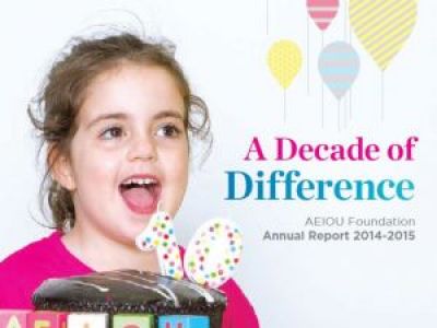 A Decade of Difference - AEIOU Foundation's Annual Report 2014 - 2015